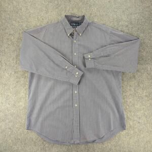 Ralph Lauren Shirt Mens XL Yarmouth Button Down Classic Fit Dress Check Plaid